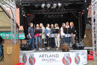 Schulband live beim Brauereifest