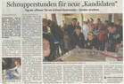Tag der offenen T�r mit Ausstellung '10 Jahre Schulband'
